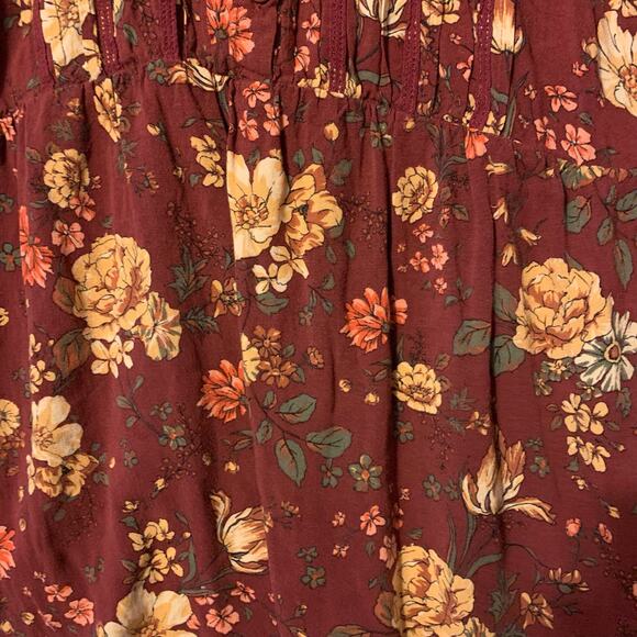 Torrid babydoll silhouette floral print top size m - Picture 3 of 9